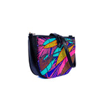 MULTI COLOR LEAVES | Embellished Luxury bucket Bag