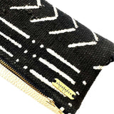 Wosoko Woven Mudcloth | Fold-over Clutch Bag