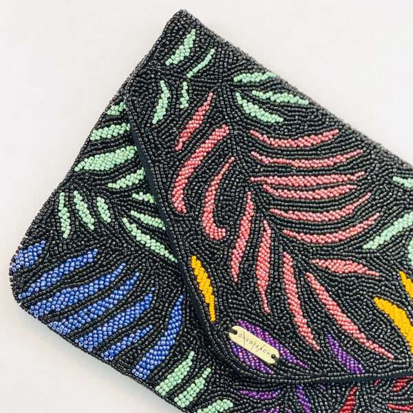 Oasis | Non-Leather Beaded Luxury Clutch Bag