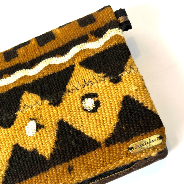 Fold-over Clutch Bag | Bogolan Mali Woven