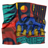 Mopane Print Scarf | Desert Red