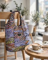 Zipper Shopper Bag  | Wild Lavender