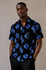 Indigo Rhythm Shirt – front view