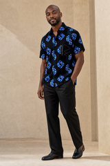 Indigo Rhythm Shirt I on a different model