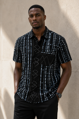 Midnight Ndebele Shirt – third model view
