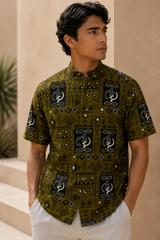 Olive Heritage Shirt – front view