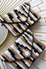 Casablanca | Non-Leather Beaded Luxury Clutch Bag