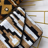 Casablanca | Non-Leather Beaded Luxury Clutch Bag