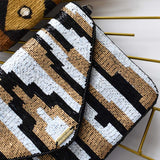 Casablanca | Non-Leather Beaded Luxury Clutch Bag