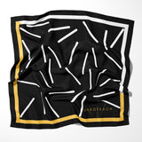 ONEOFEACH Signature Print Scarf | Black