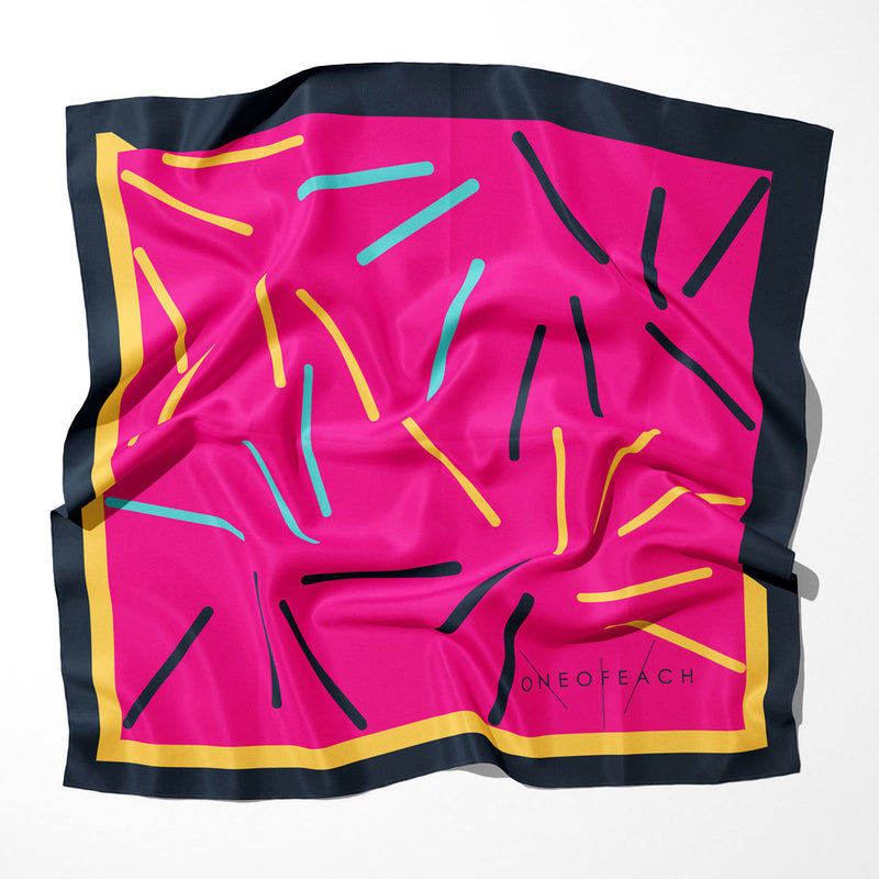ONEOFEACH Signature Print Scarf | Rose