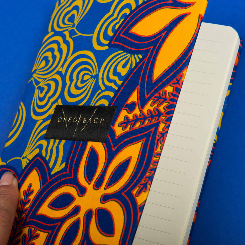Notebook | Yellow Blue Flower